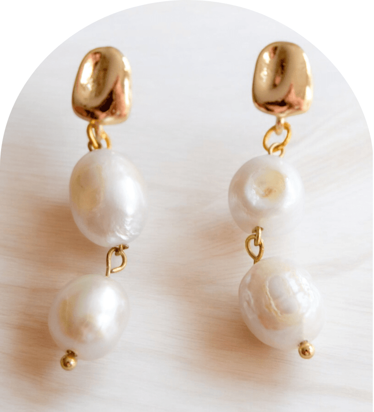 Freshwater Pearls Earrings - Luci Andy