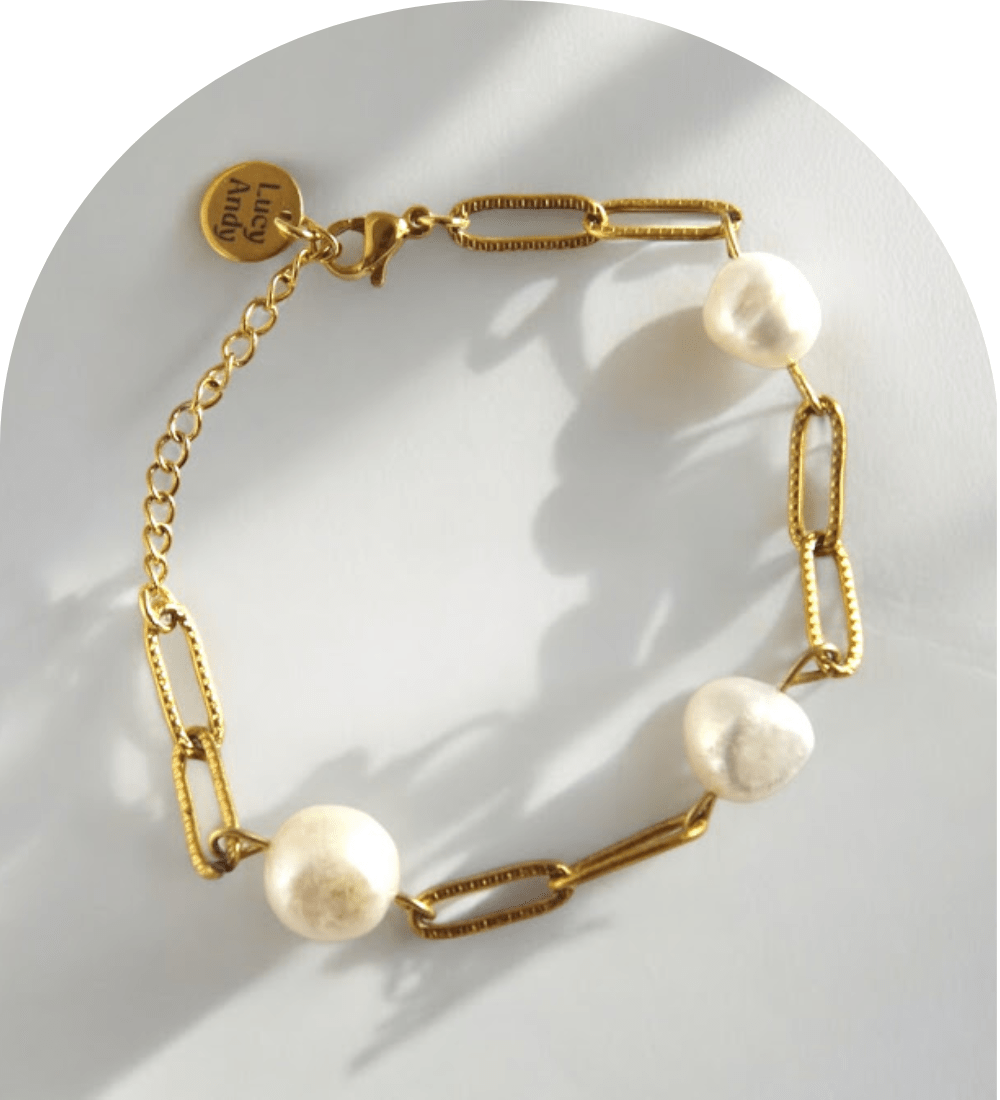 Pearl & Gemstone Bracelet - Luci Andy