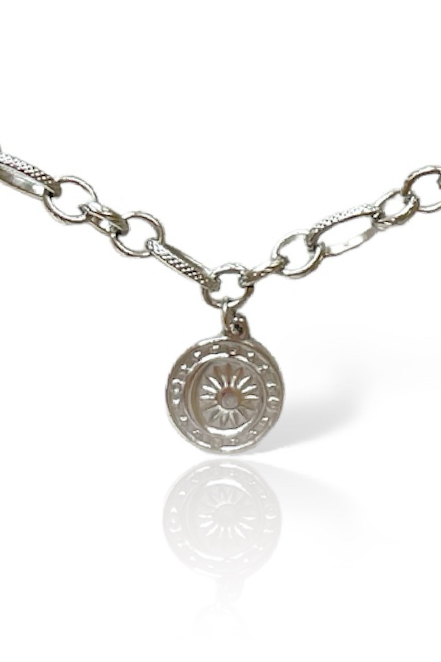 Silver tarot necklace