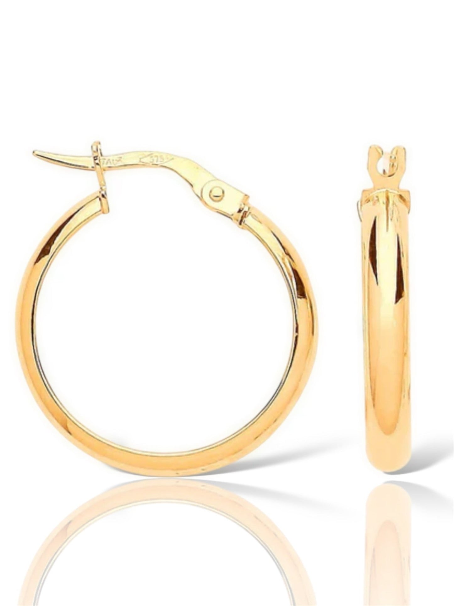 20 mm gold hoop - Luci Andy