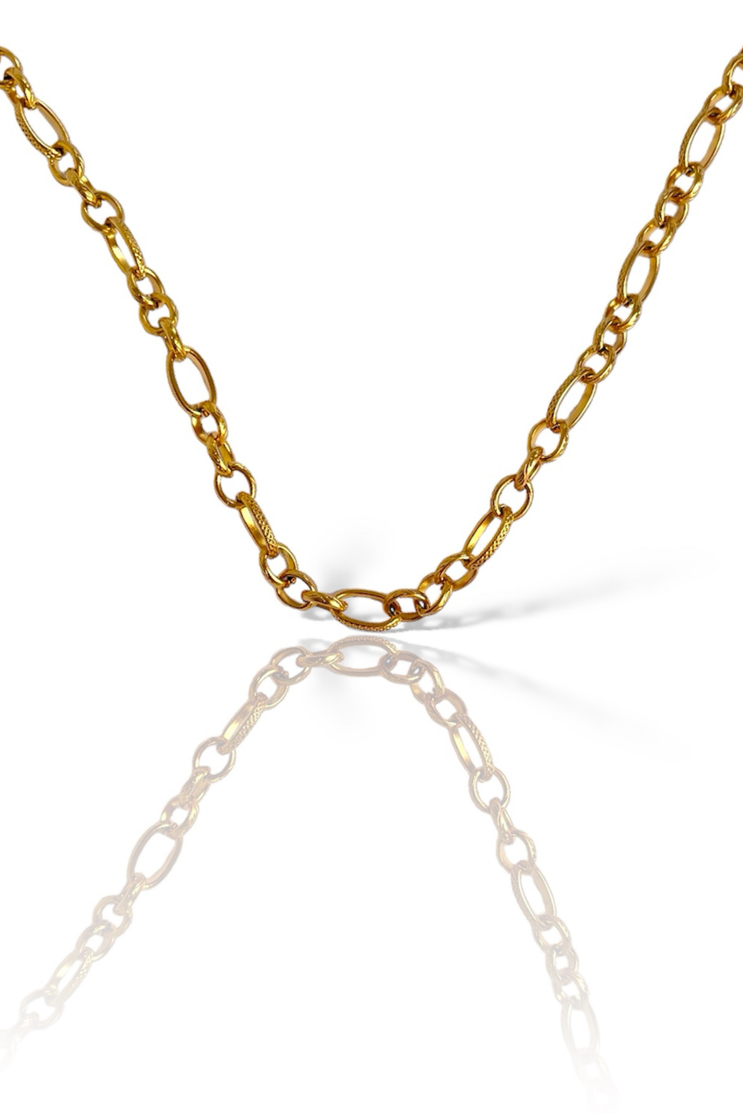 Gold baroque chain