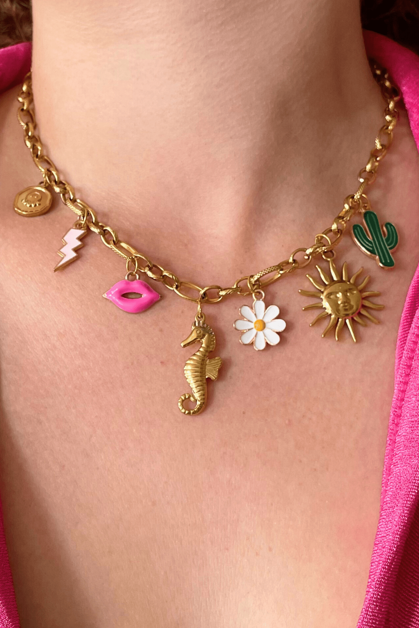 Charm necklace - Luci Andy